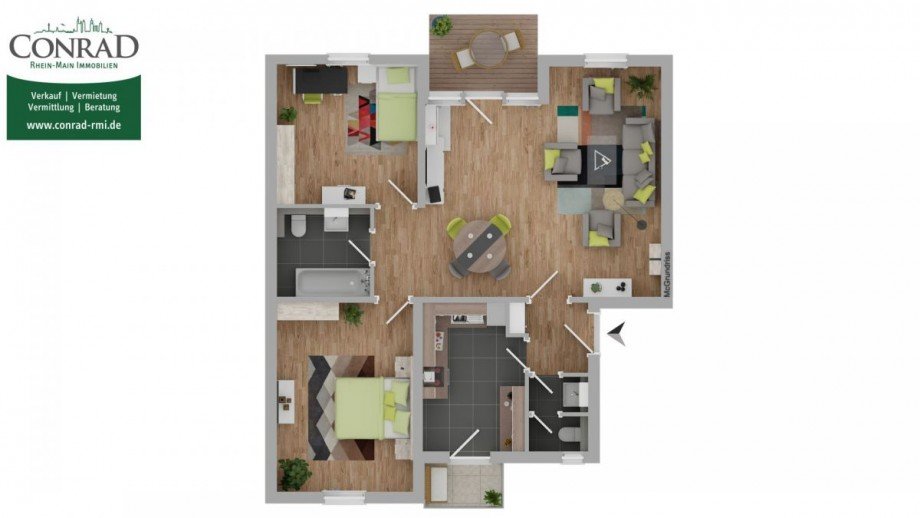 O5 Grundriss 1.OG ETW Hofheim Etagenwohnung Hofheim