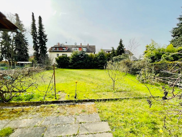 Ausblick Terrasse Einfamilienhaus Mainz-Kostheim
