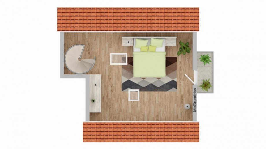 ADL2 Grundriss DG Maisonettewohnung Hattersheim Eddersheim