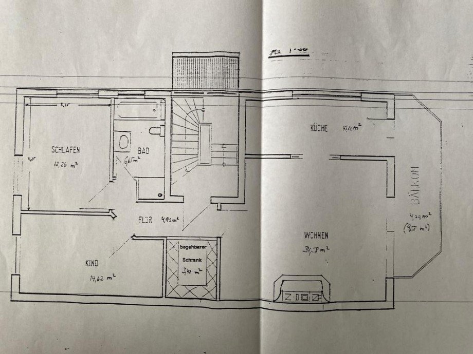 Grundriss Etagenwohnung Kriftel