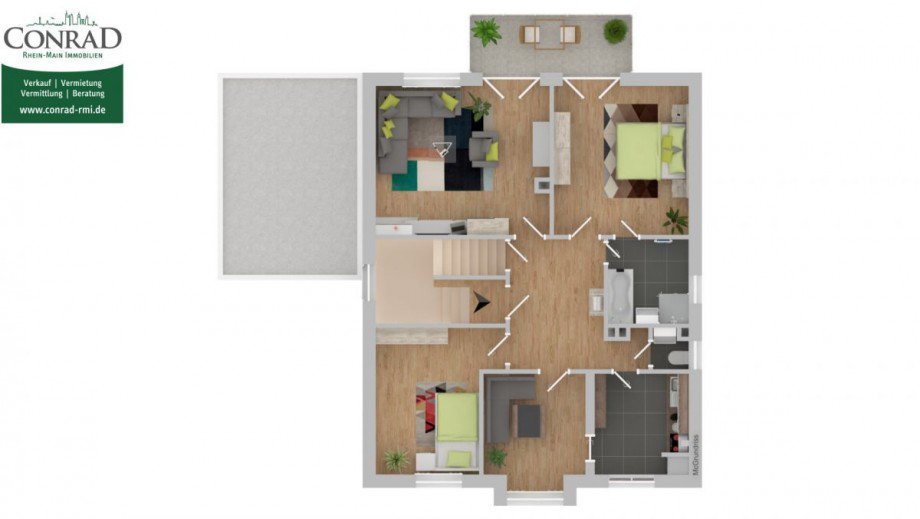 R41 Obergeschoss Einfamilienhaus Fl�rsheim