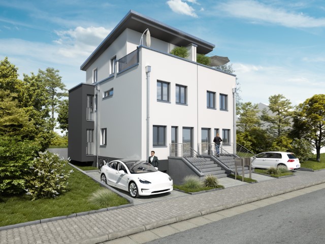 Stra�enansicht 2 Haus Hofheim-Diedenbergen