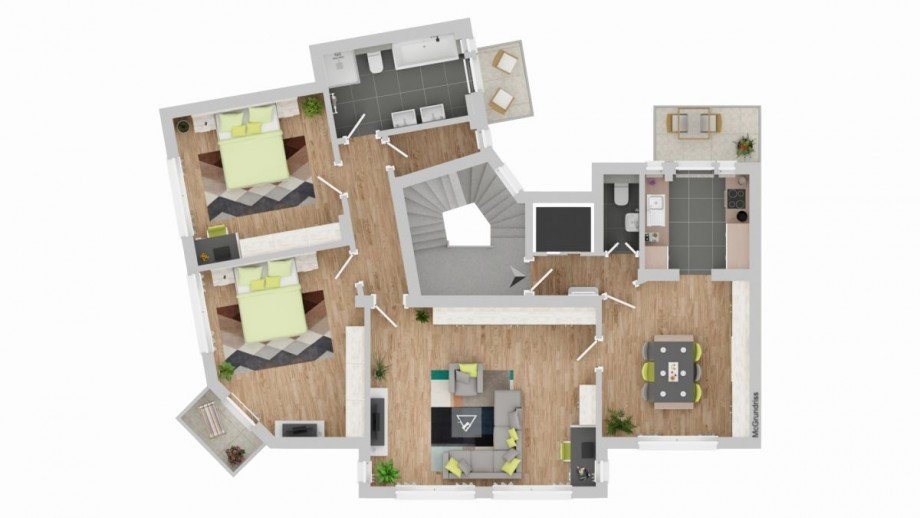 Grundriss Etagenwohnung Mainz