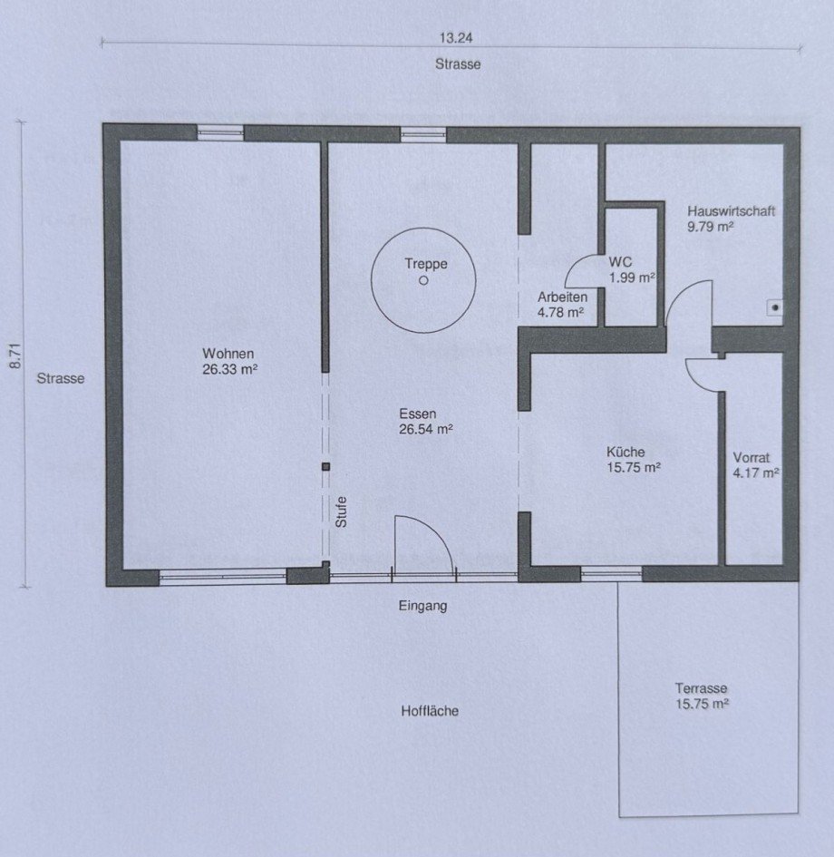 S2c Grundriss Erdgeschoss Haus Hattersheim Eddersheim