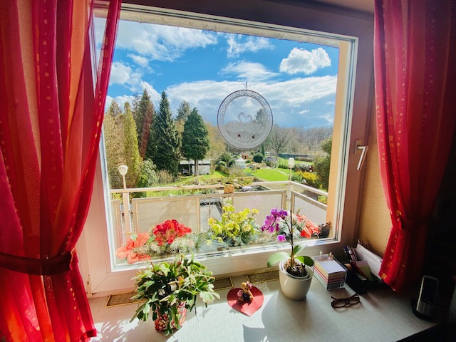 Ausblick K�che Etagenwohnung Hattersheim-Okriftel