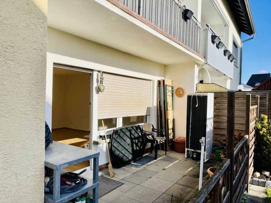 Terrasse Erdgeschosswohnung Fl�rsheim