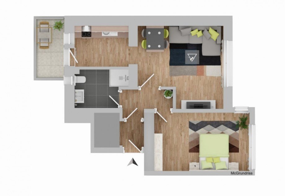 Grundriss Etagenwohnung Mainz