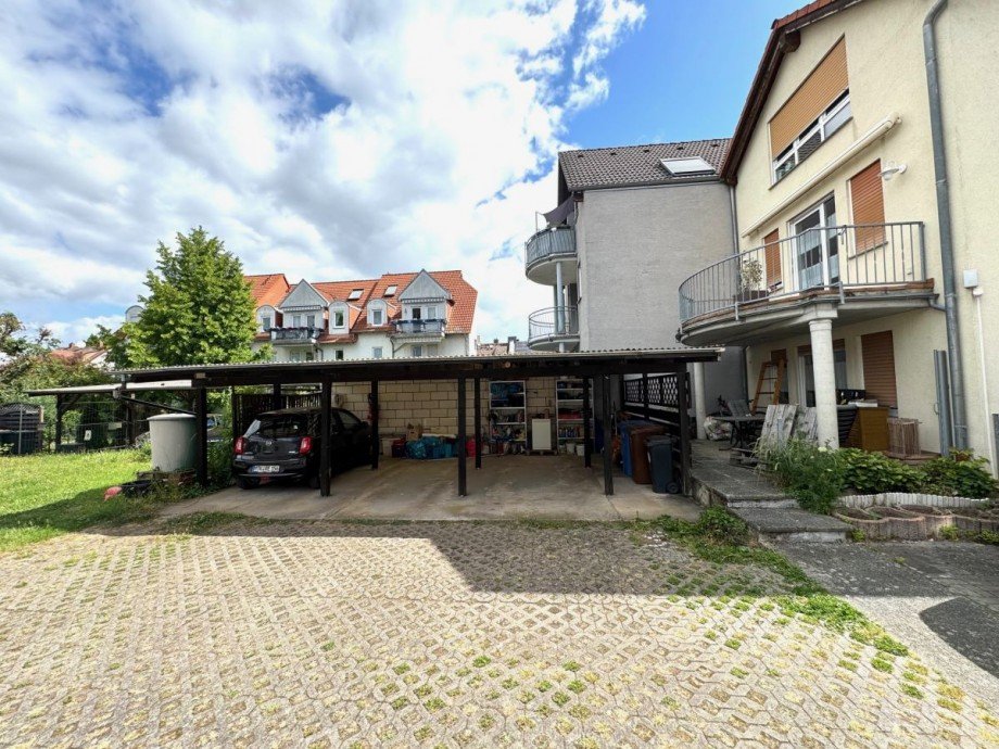 FS11 Ansicht Carport Mehrfamilienhaus Hattersheim
