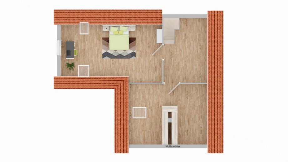 Grundriss DG neu Mehrfamilienhaus Taunusstein - Wehen