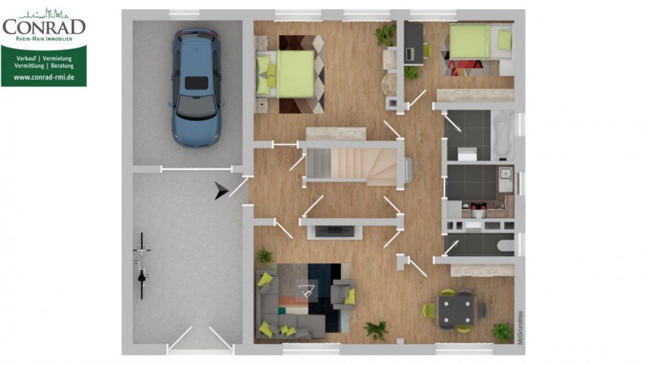 R41 Erdgeschoss Einfamilienhaus Fl�rsheim