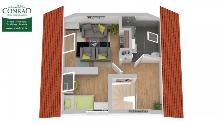 B36 Dachgeschoss neu Reihenendhaus Fl�rsheim-Weilbach