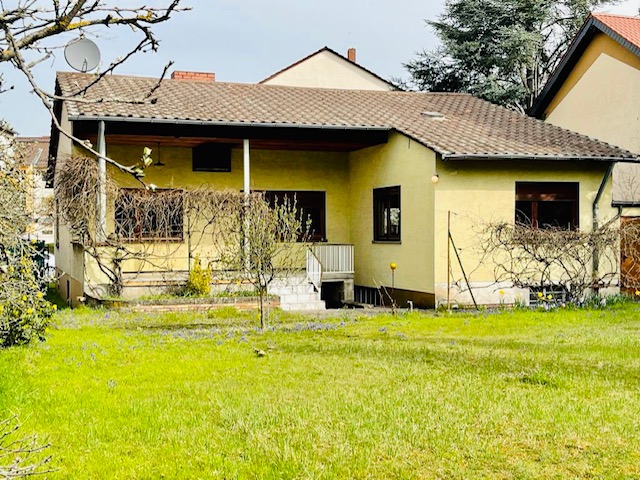 Hausansicht Garten Einfamilienhaus Mainz-Kostheim