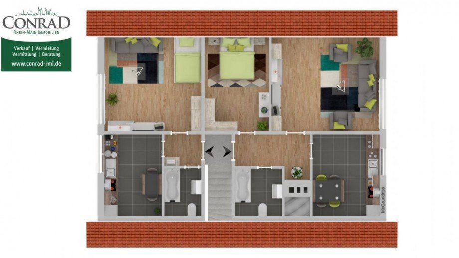Grundriss L9 DG Mehrfamilienhaus Fl�rsheim-Weilbach