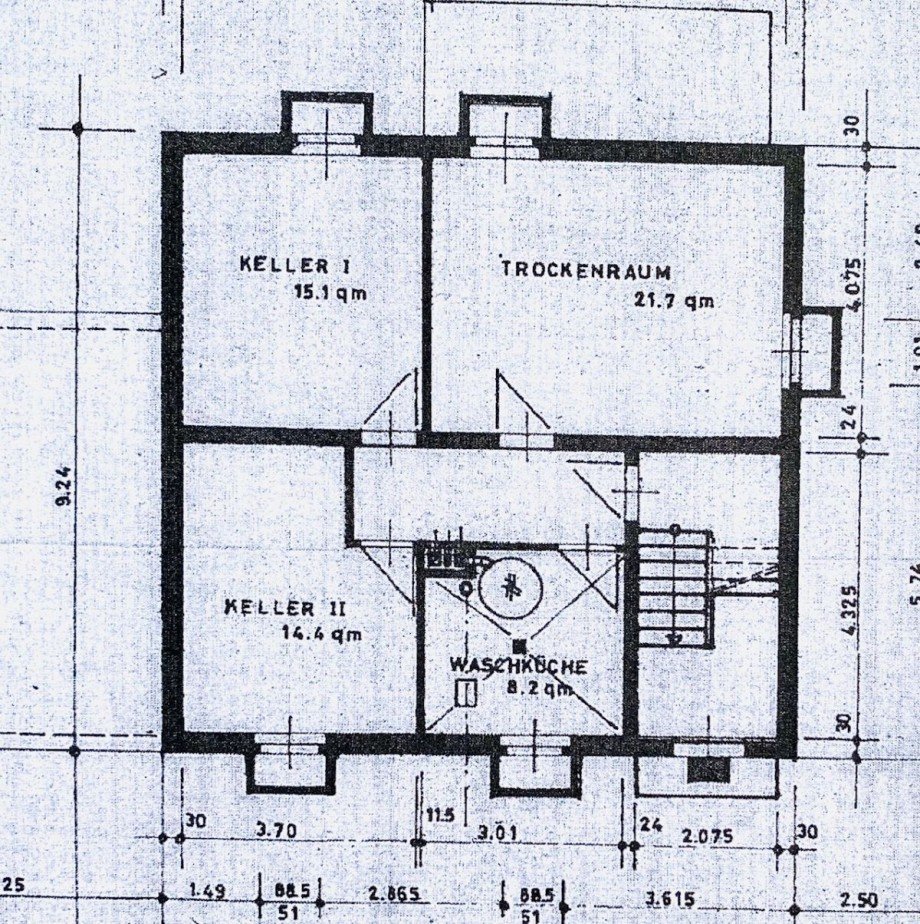 P69 Grundriss KG Zweifamilienhaus Hattersheim-Eddersheim