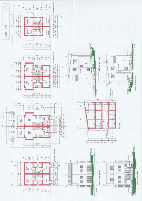 P8 Grundrisse Ansichten (Klein) Haus Hofheim-Diedenbergen