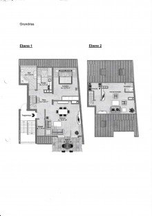 Grundriss Wundersch�ne Maisonette-Wohnung mit Balkon & TG Stellplatz