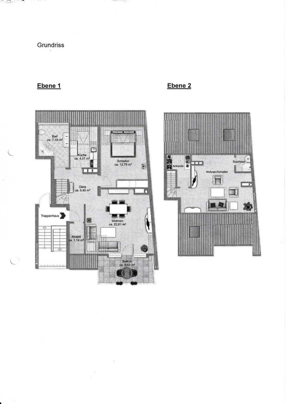 Grundriss Maisonettewohnung Unterliederbach