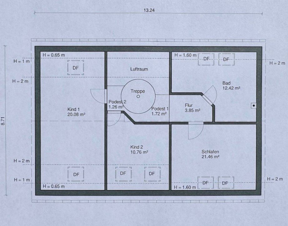 S2c Grundriss Obergeschoss Haus Hattersheim Eddersheim