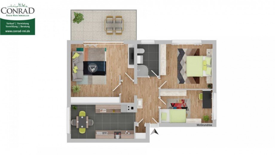 E24 Grundriss 1.OG Etagenwohnung Hattersheim-Okriftel