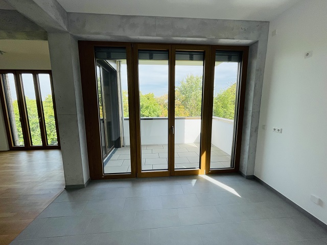 U6 Blick aus der K�che Loft-Studio-Atelier Hattersheim