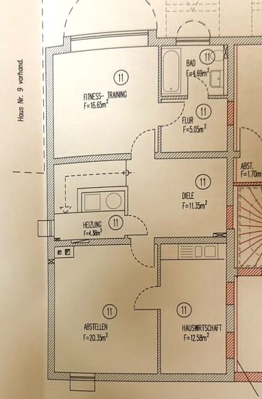 IK11 UG Grundriss Doppelhaush�lfte Liederbach